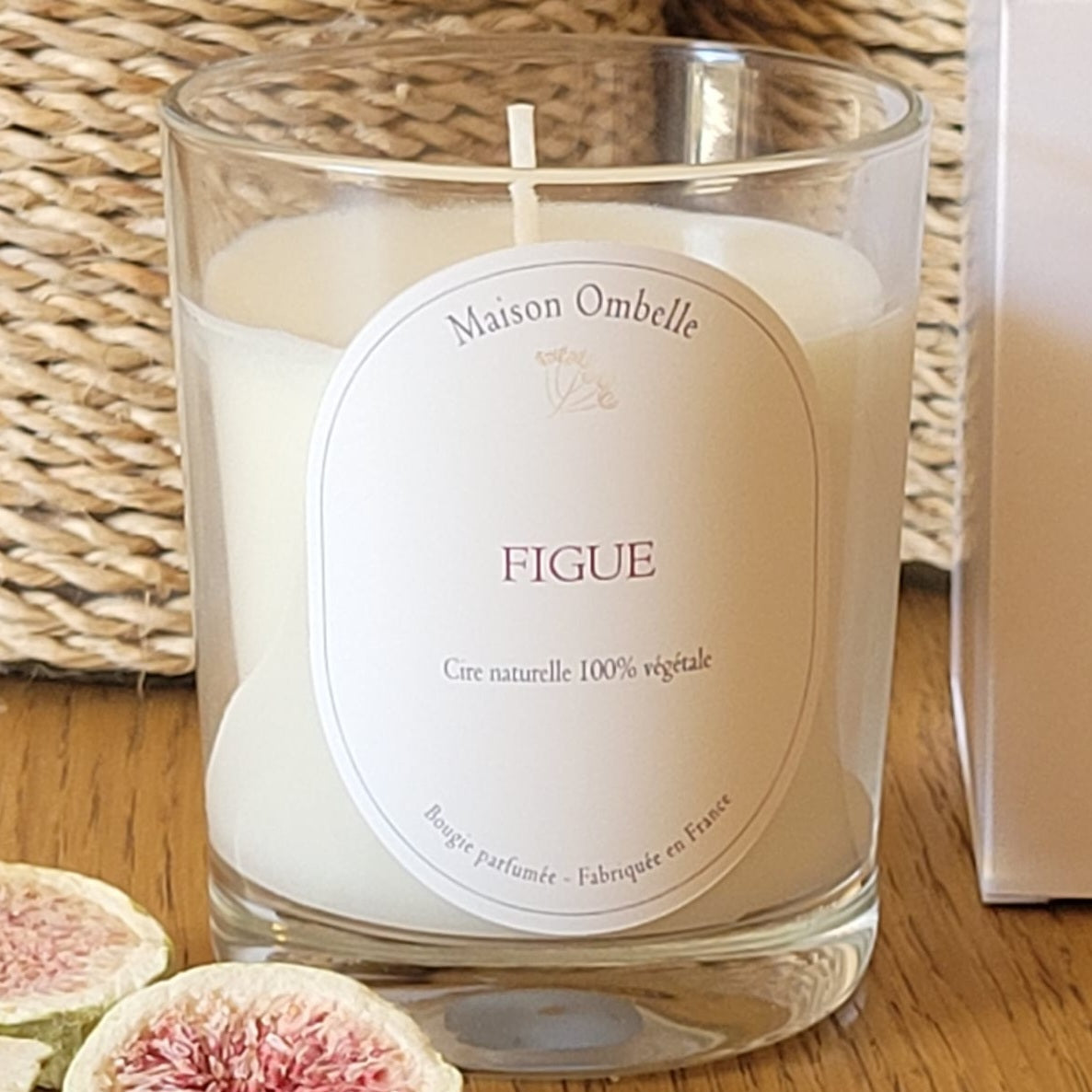 Bougie naturelle parfumée Figue