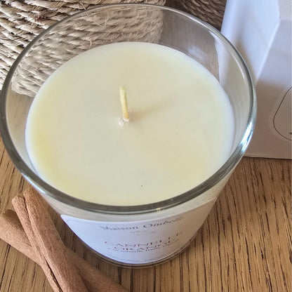 Bougie naturelle parfumée Cannelle Orange